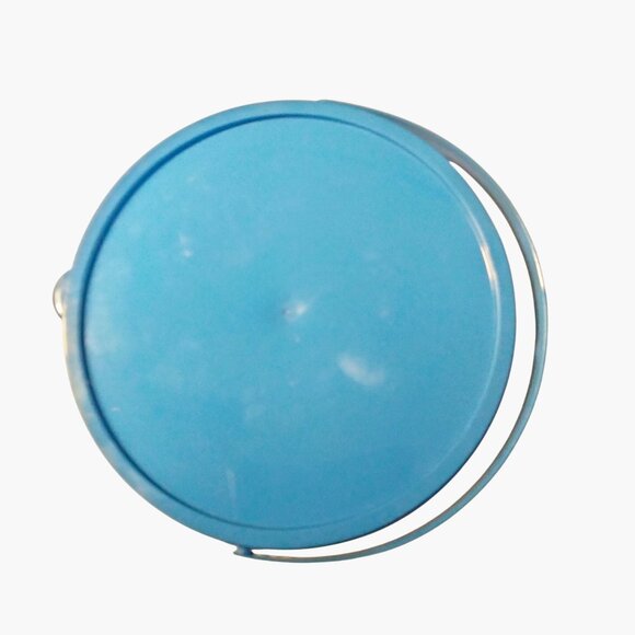 Snowflake Design Plastic Bucket Lid Handle Holiday Cookie Candy Storage Gift - Picture 4 of 5